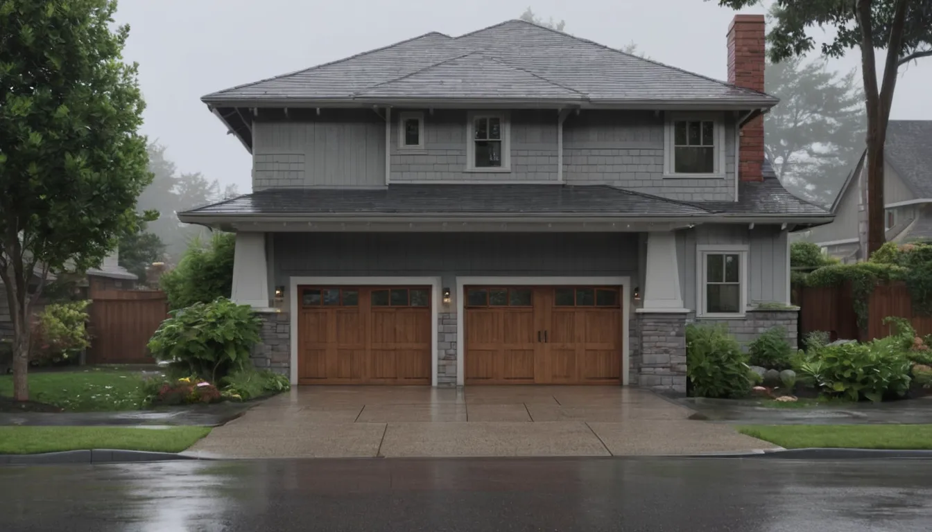 Older craftsman home with a garage door in Bremerton